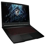 MSI GF63 Thin Gaming Laptop | 15.6' FHD 144 Hz Display | Intel Core i7-11800H | 16GB RAM | 512GB SSD Speicher | Nvidia RTX 3050 Grafik | QWERTZ Tastatur | Windows 11